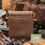 Túi Đeo Chéo Nam Lano Da Bò Sáp KT51