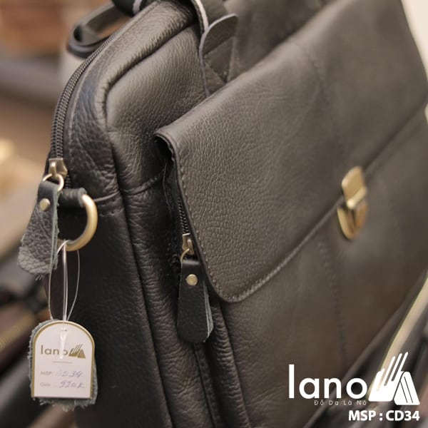 Cặp Nam Da Bò Thật CD34 Giảm Giá nghiêng