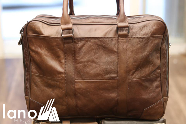Cặp da nam công sở cao cấp da thật đựng laptop 15 inch CD36