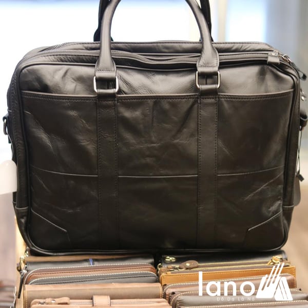 Cặp da nam công sở cao cấp da thật đựng laptop 15 inch CD36