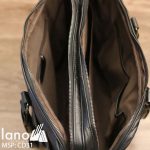 Cặp da nam công sở cao cấp da thật đựng laptop 15 inch CD36 bên trong