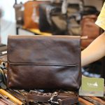Cặp da nam Lano clutch bag đeo chéo cầm tay da thật sang trọng CD43