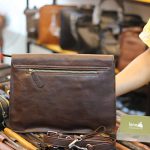 Cặp da nam Lano clutch bag đeo chéo cầm tay da thật sang trọng CD43