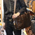 Cặp da nam Lano Thời TRang 2 ngăn kéo CD49 đeo chéo