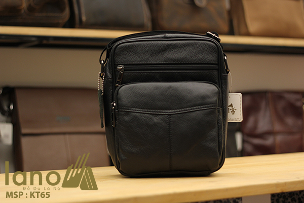 Túi đeo chéo nam giá rẻ KT65 đen