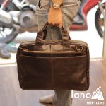 Cặp da nam công sở Lano thời trang cao cấp đựng laptop 15inch CD61 xách tay