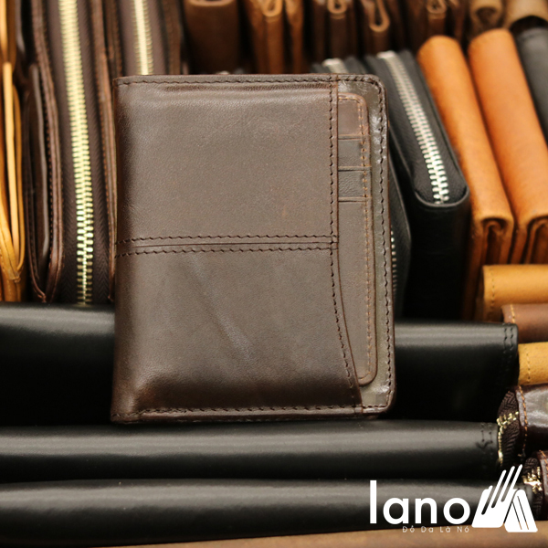 Ví da nam loại đứng thời trang tiện lợi nhiều màu VDN009