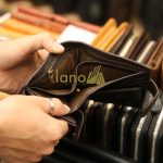 Ví da nam logo đầu trâu có khóa bấm dày dặn thời trang VDN015