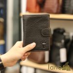 Ví da nam logo đầu trâu có khóa bấm dày dặn thời trang VDN015