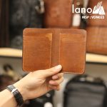 Ví da nam thủ công khâu tay da bò xịn VDN23