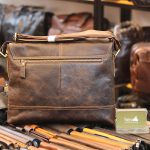 Cặp túi xách đeo chéo nam da thật Lano Contact 12