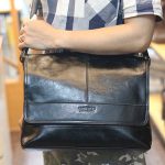 Cặp túi xách đeo chéo nam da thật Lano Contact 12