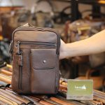 Túi đeo trước ngực nam Lano da bò thật 100% TDL37 giá rẻ