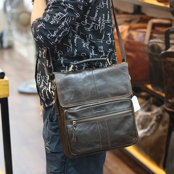 Túi Xách Nam Lano Đeo Chéo Da Thật Cao Cấp Contact 07