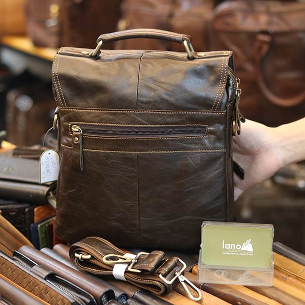 Túi Xách Nam Lano Đeo Chéo Da Thật Cao Cấp Contact 07