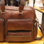 Cặp da nam Lano đựng Laptop 15 inch da bò thật thời trang bụi bặm CD64