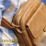 Túi da đeo chéo nam Lano thời trang tiện lợi mới 2018 KT88
