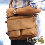 Túi da đeo chéo nam Lano thời trang tiện lợi mới 2018 KT88 - đeo vai