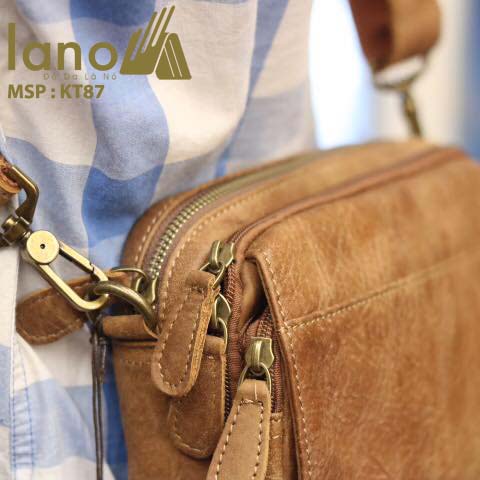 Túi đeo chéo nam Lano có đai thắt lưng mới lạ 2018 KT87
