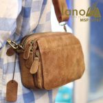 Túi đeo chéo nam Lano có đai thắt lưng mới lạ 2018 KT87 - đeo vai