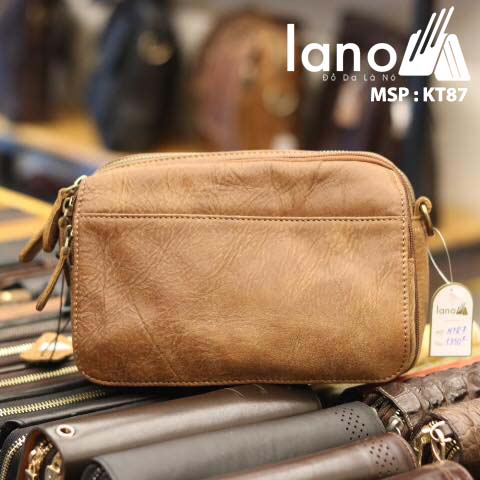 Túi đeo chéo nam Lano có đai thắt lưng mới lạ 2018 KT87