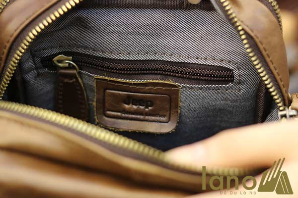 Túi xách nam đeo chéo đựng iPad mini Jeep J30_2017 - bên trong