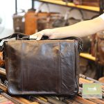 Cặp da nam Lano đeo chéo đựng macbook da thật giá rẻ CD39