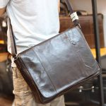 Cặp da nam Lano đeo chéo đựng macbook da thật giá rẻ CD39