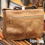 Cặp da nam Lano thời trang bụi bặm CD73 - nghiêng