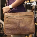 Cặp da nam Lano thời trang bụi bặm CD73 - đeo chéo