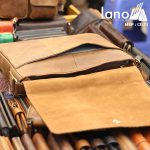 Cặp da nam Lano thời trang bụi bặm CD73 - bên trong