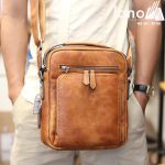 Túi da đeo chéo Lano dạng hộp đẳng cấp lịch lãm KT96 - đeo trước