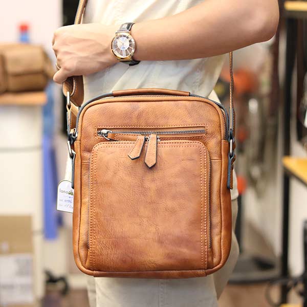 Túi da đeo chéo Lano dạng hộp đẳng cấp lịch lãm KT96 - đeo vai
