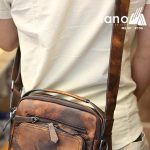 Túi da đeo chéo Lano dạng hộp đẳng cấp lịch lãm KT96 - đeo lưng