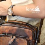Túi da đeo chéo Lano dạng hộp đẳng cấp lịch lãm KT96 - đeo chéo