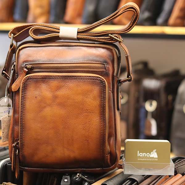 Túi da đeo chéo Lano dạng hộp đẳng cấp lịch lãm KT96