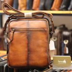 Túi da đeo chéo Lano dạng hộp đẳng cấp lịch lãm KT96 - mặt sau