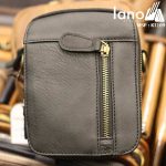 Túi da Lano đeo chéo nam giá rẻ KT109 đen