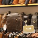 Túi da Lano đeo chéo nam giá rẻ KT109 nâu