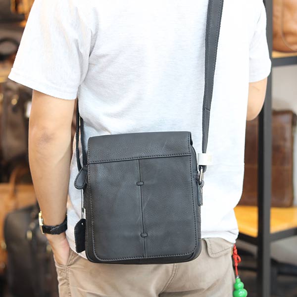Túi đeo chéo nam da bò cao cấp Lano sang trọng thời trang tiện lợi KT107 đeo chéo
