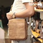 Túi đeo chéo nam da bò cao cấp Lano sang trọng thời trang tiện lợi KT107 - đeo chéo