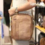 Túi đeo chéo nam da bò thật Lano thời trang cao cấp KT102 - đeo vai