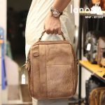 Túi đeo chéo nam da bò thật Lano thời trang cao cấp KT102 - xách tay