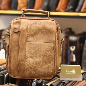 Túi đeo chéo nam da bò thật Lano thời trang cao cấp KT102