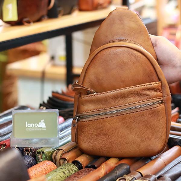 Túi đeo chéo ngực nam Lano da bò cao cấp tiện dụng mẫu mới 2018 TDL47