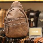 Túi đeo chéo ngực nam Lano da bò cao cấp tiện dụng mẫu mới 2018 TDL47