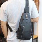 Túi đeo ngực nam Lano da bò thời trang phong cách TDL49 đeo chéo