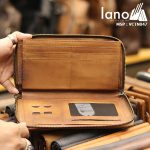 Ví cầm tay nam da bò Lano gọn nhẹ tiện lợi VCTN047 - bên trong