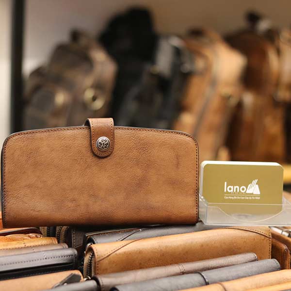 Ví cầm tay nam Lano da thật trẻ trung năng động VCTN034