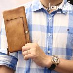 Ví cầm tay nam Lano thời trang cao cấp VCTN046 - trên tay